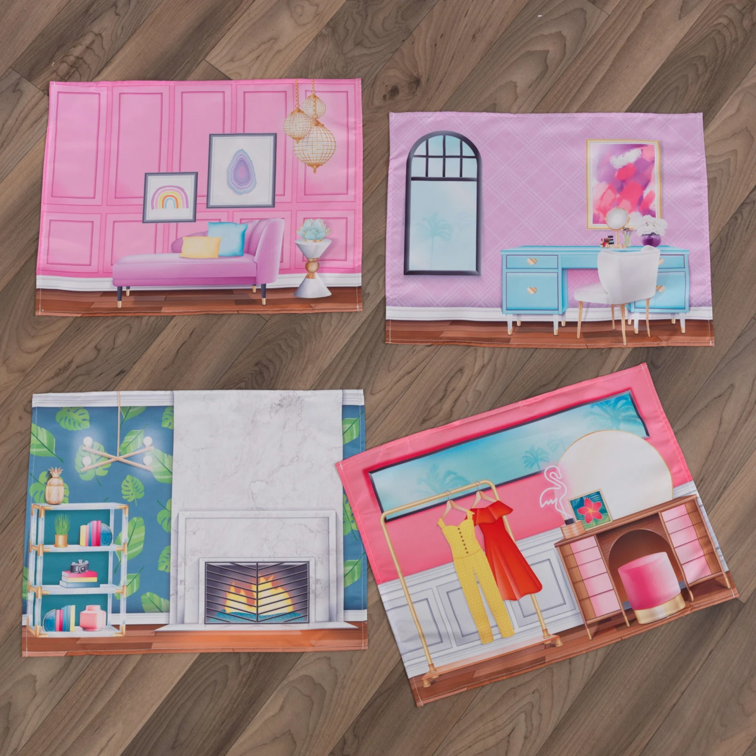 KidKraft Designed By Me™: Magnetic Makeover Wooden Dollhouse With Accessories - Image 10