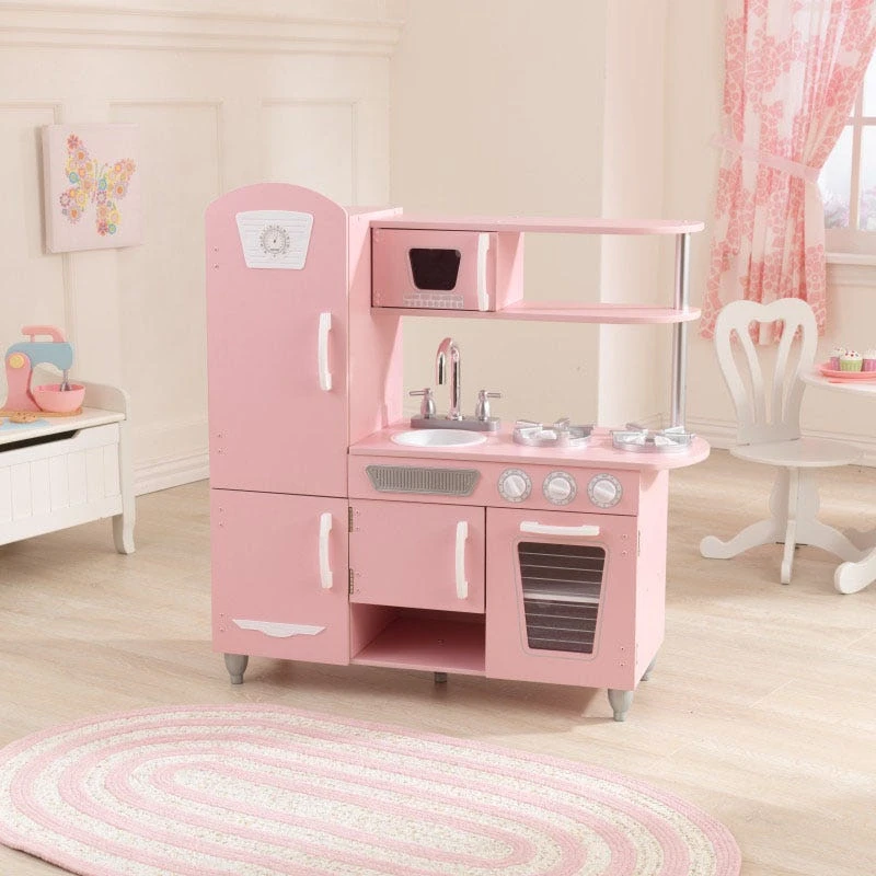 Kidkraft Pink And White Vintage Kitchen