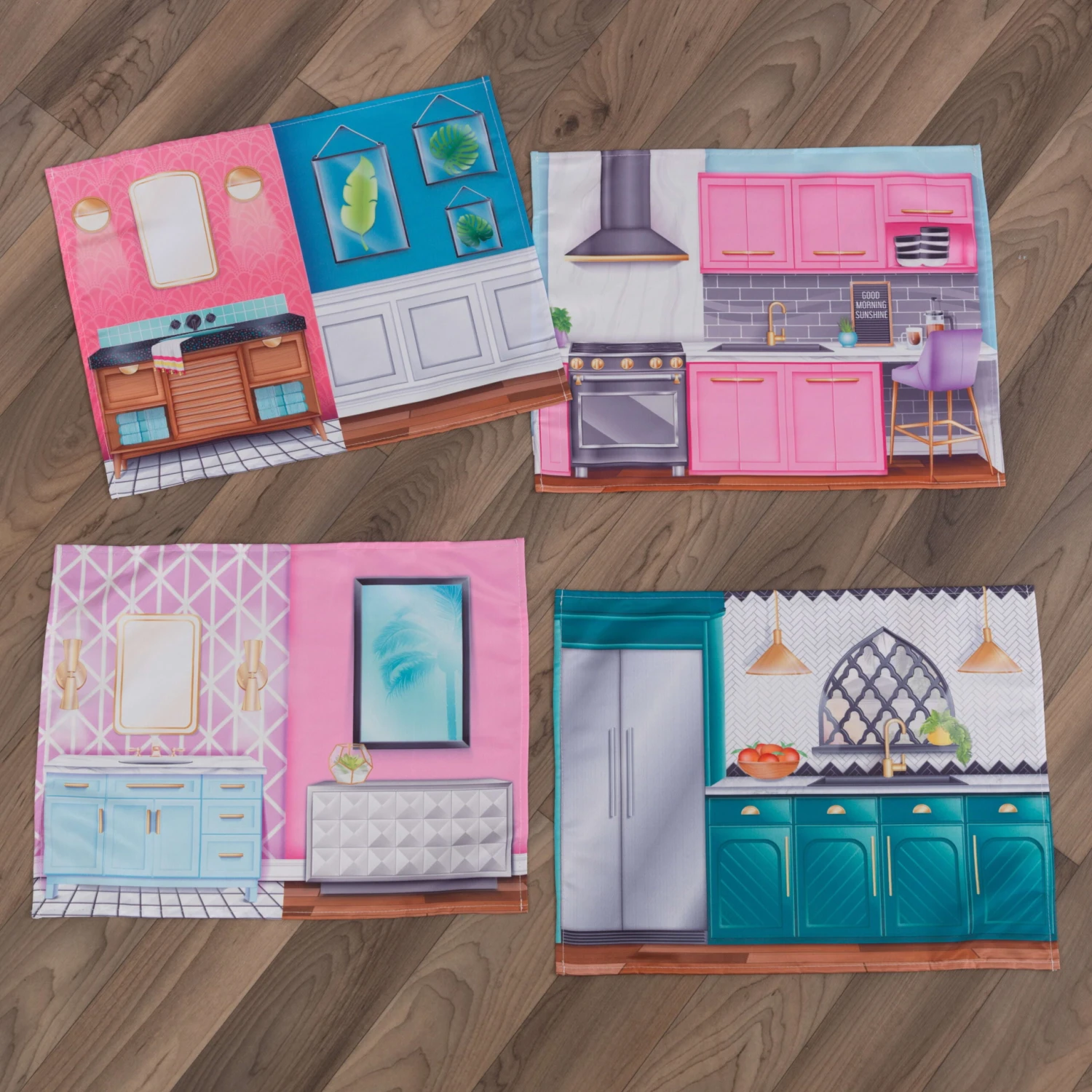 KidKraft Designed By Me™: Magnetic Makeover Wooden Dollhouse With Accessories - Image 9