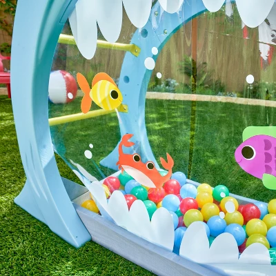 KidKraft Shark Escape Arched Outdoor Toddler Play Climber - Image 2