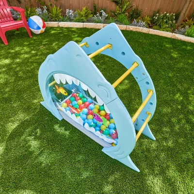 KidKraft Shark Escape Arched Outdoor Toddler Play Climber - Image 3
