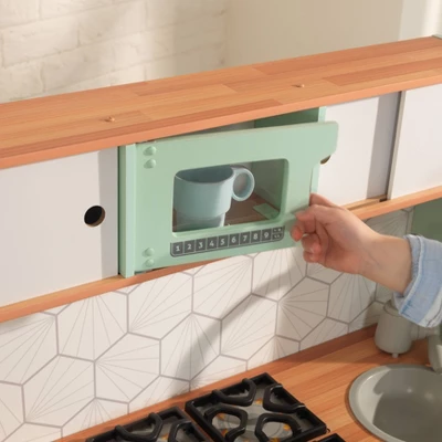 KidKraft McKinney Toddler Mid-Century Modern Play Kitchen - Image 3