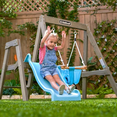 KidKraft My First Wooden Swing Set - Image 3