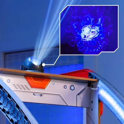 KidKraft Ultimate Spaceship Wooden Pretend Play Set With Lights Sounds And Space Projector - Image 6