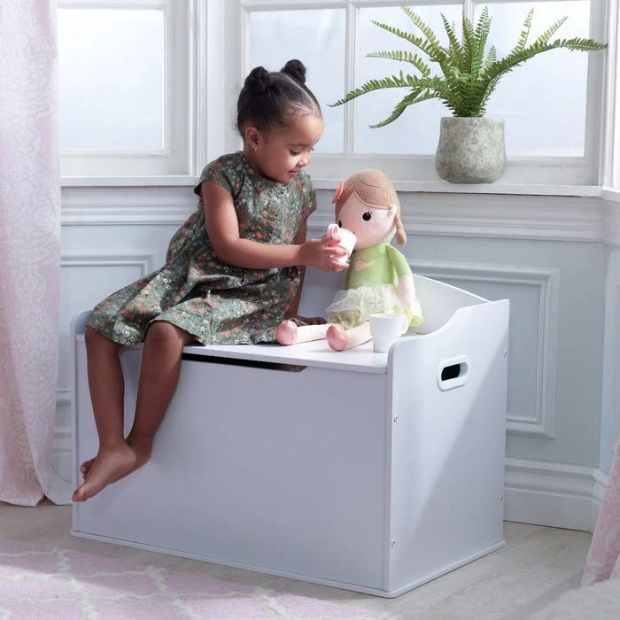 Kidkraft White Austin Toy Box - Image 3