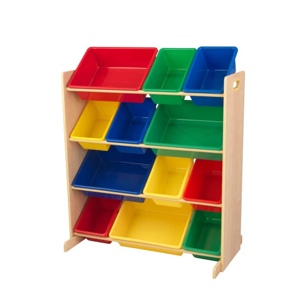 Kidkraft Primary 12 Bin Storage Unit - Image 6
