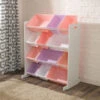 Kidkraft White Pastel Sort It And Store It Bin Unit