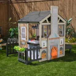 KidKraft Cozy Hearth Cabin Playhouse