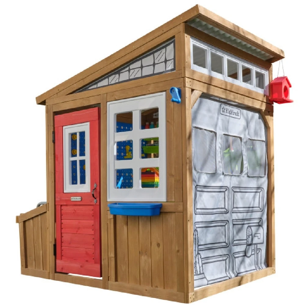 Kidkraft Hobby Workshop Wooden Playhouse - Image 8