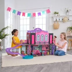 Kidkraft 2-in-1 Hotel And Waterslide Dollhouse