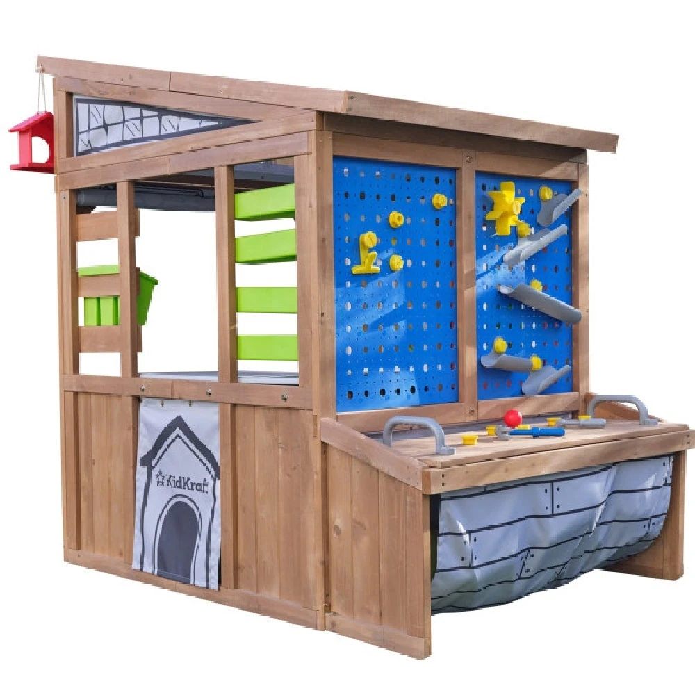 Kidkraft Hobby Workshop Wooden Playhouse - Image 9
