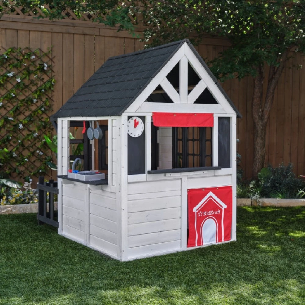 Kidkraft Lakeside Bungalow White Playhouse - Image 10