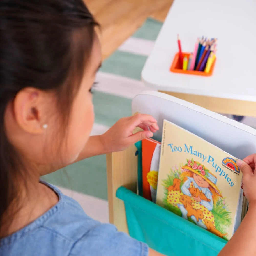 Kidkraft Pocket Storage Table And 2 Chair Set - Natural - Image 3
