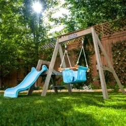 Kidkraft First Play Wooden Swing Set