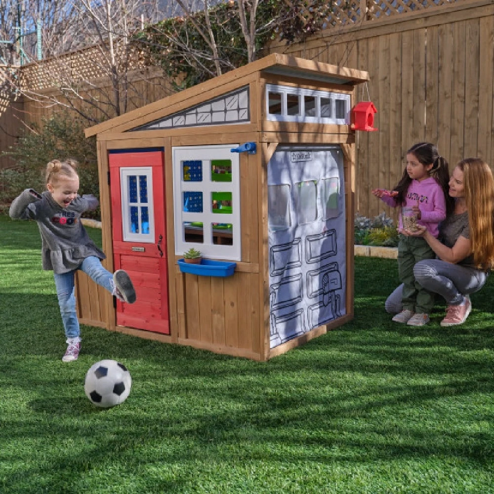 Kidkraft Hobby Workshop Wooden Playhouse - Image 2