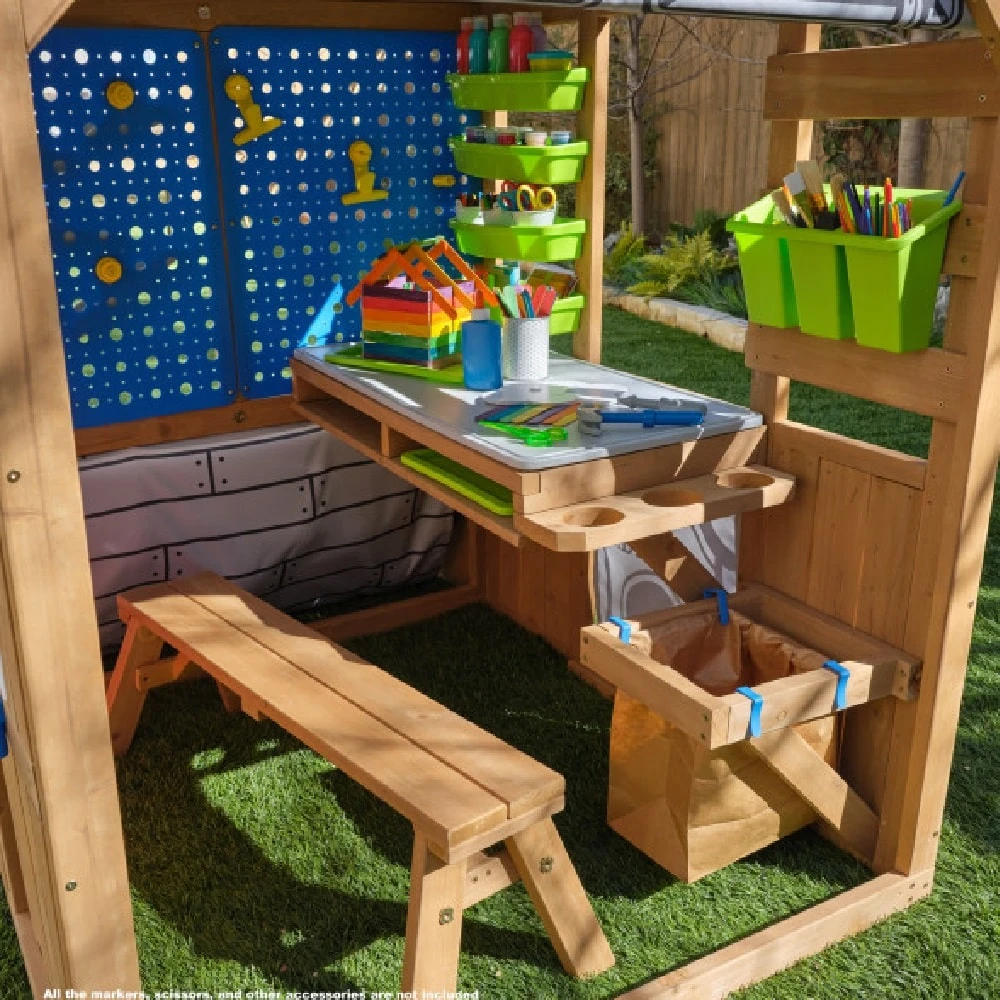 Kidkraft Hobby Workshop Wooden Playhouse - Image 12