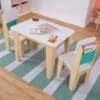 Kidkraft Pocket Storage Table And 2 Chair Set - Natural