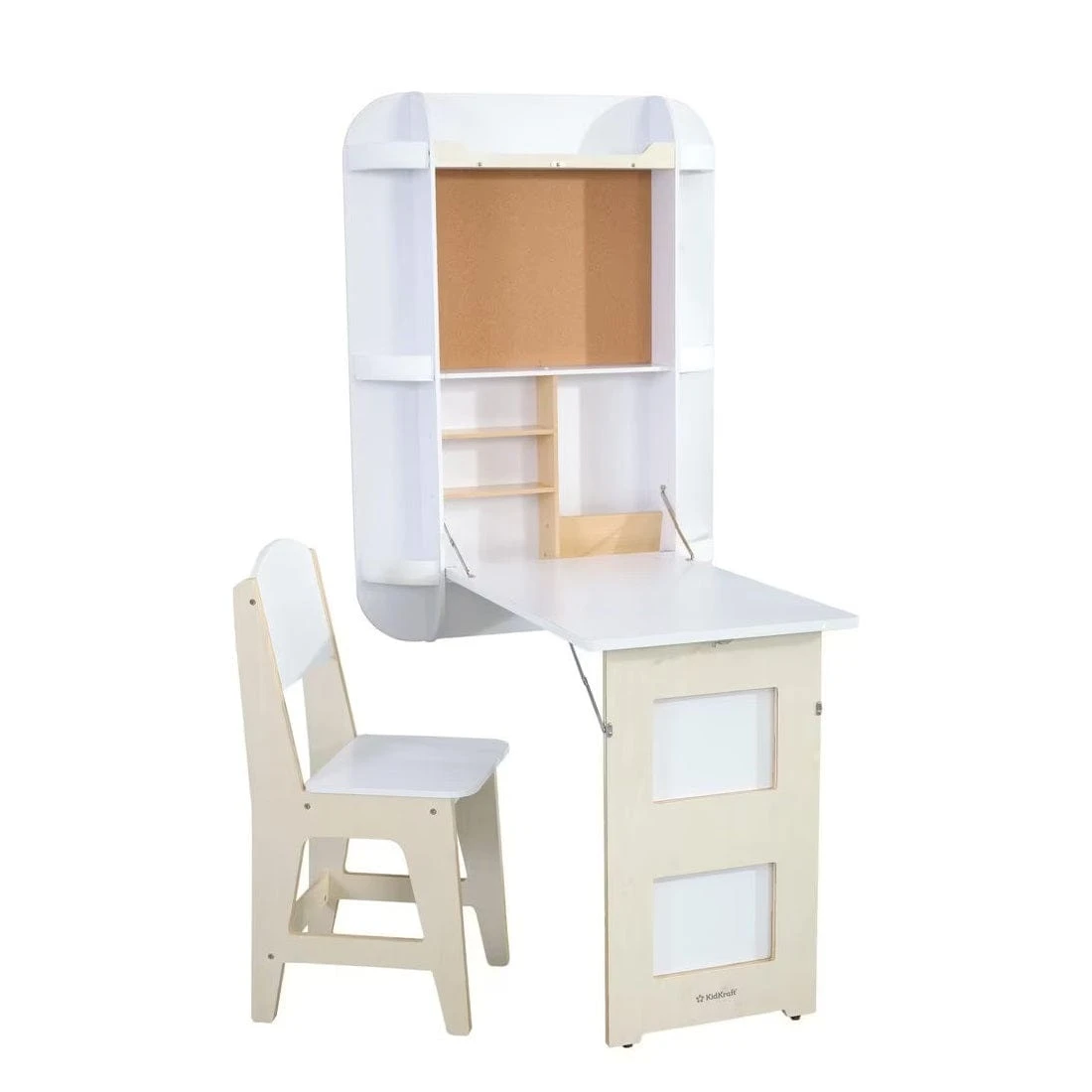 Kidkraft Arches Floating Wall Desk & Chair - White