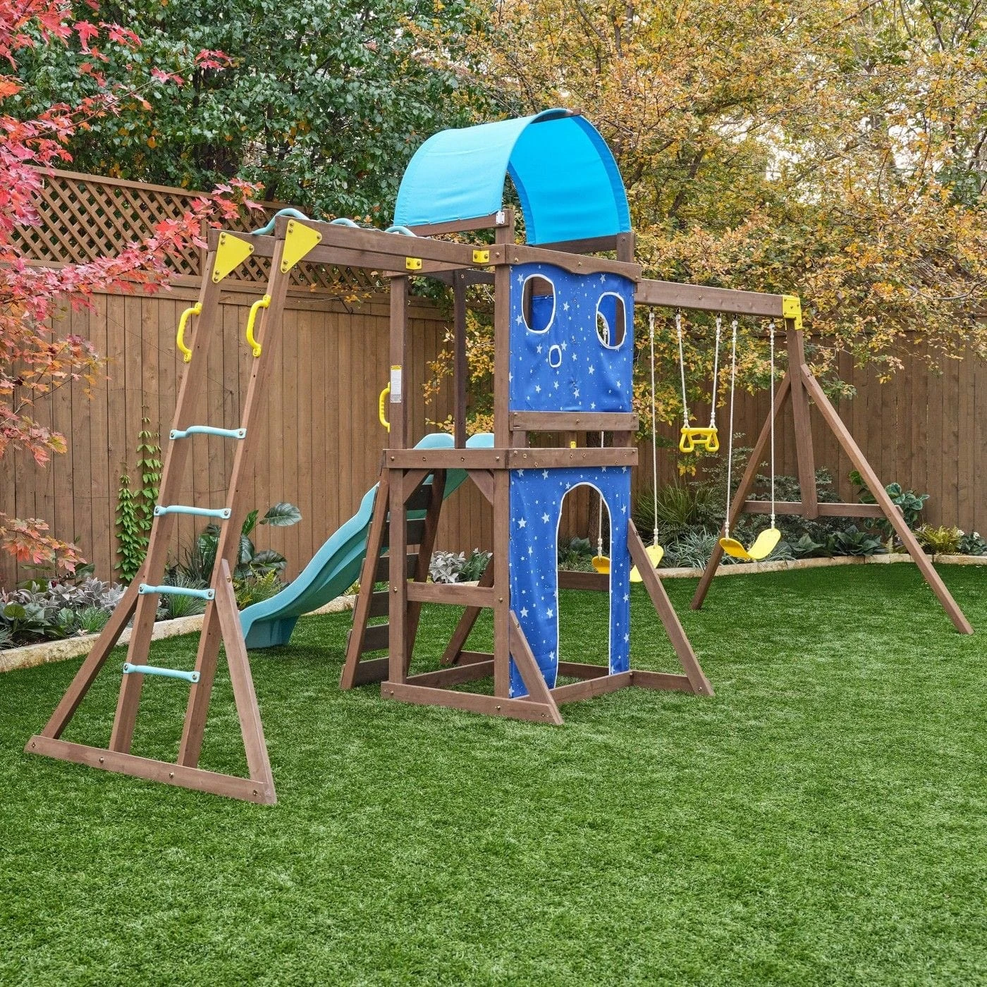 Kidkraft Overlook Challenge Swing Set Playset - Image 2