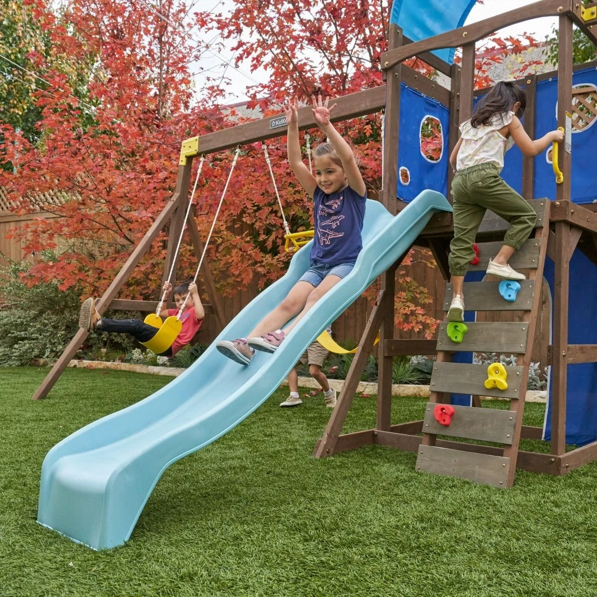 Kidkraft Overlook Challenge Swing Set Playset - Image 3