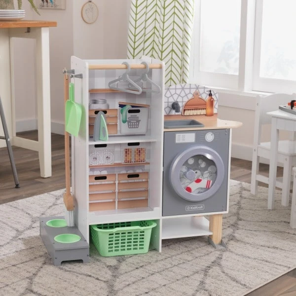 KidKraft 2-in-1 Kitchen And Laundry - Image 2
