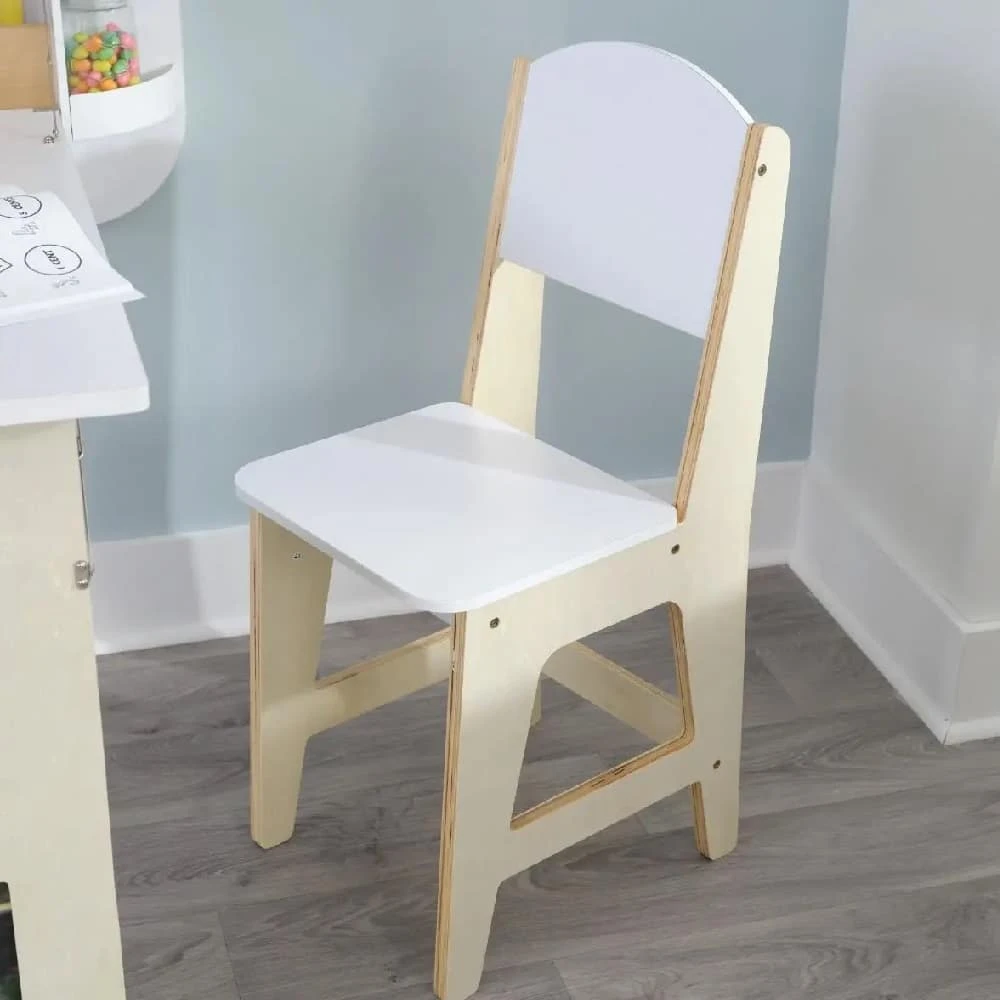 KidKraft Arches Floating Wall Desk And Chair - White - Image 3