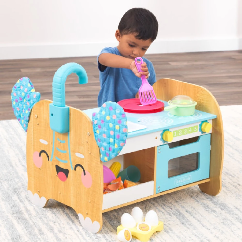 Kidkraft Foody Friends: Cooking Fun Elephant Activity Center - Image 4